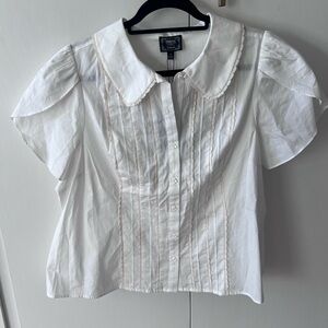 (NWT) Gunne Sax by Jessica McClintock for ModCloth Peter Pan Collar Blouse